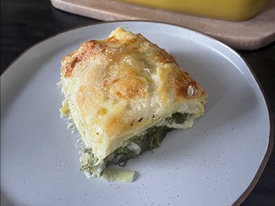 Norwegian Haddock, Leek and Cheddar Lasagne
