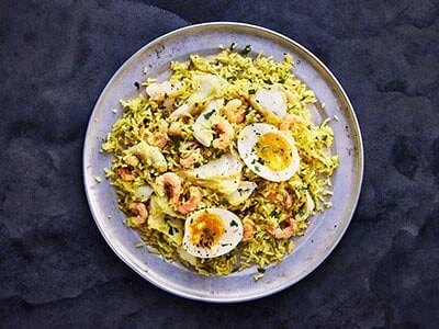 Proper smoked Norwegian haddock kedgeree