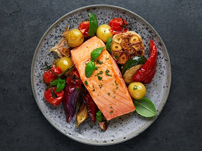 Oven-Baked Norwegian Salmon and Vegetables