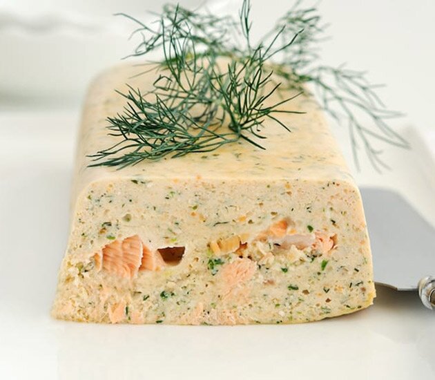 Norwegian salmon terrine